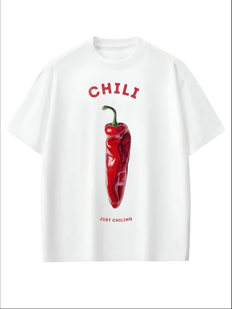 New trendy hot chilli tee