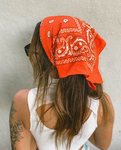 Orange bandana 